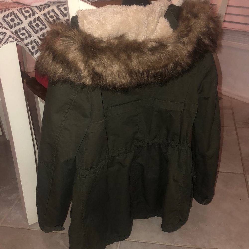 Fluffy coat